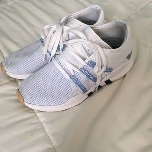 ADIDAS equipment white athletic shoes!!